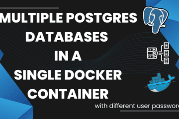 Multiple postgres databases per single container