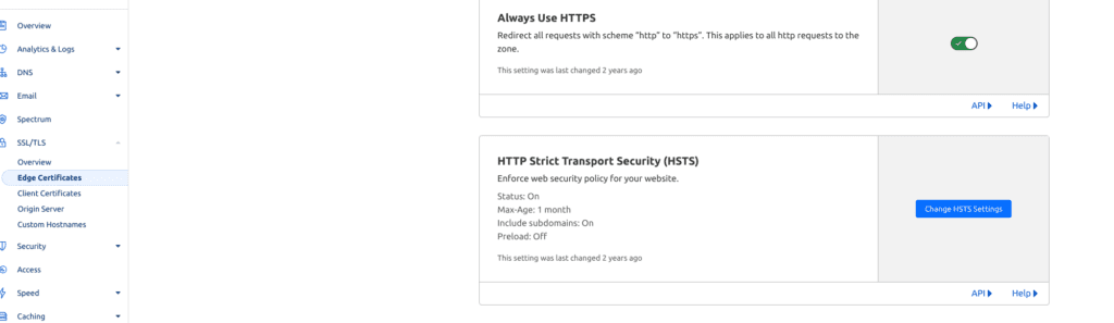 Always Use HTTPS.